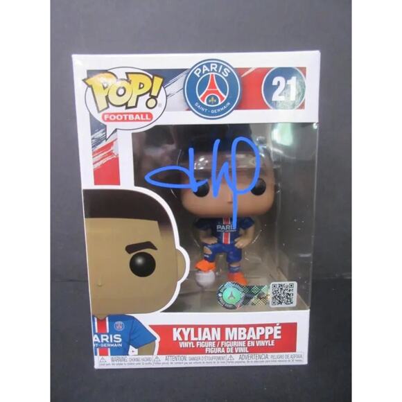 Kylian Mbappe Signed Funko Pop Direct COA Paris Saint Germain 🔥 - Picture 1 of 2